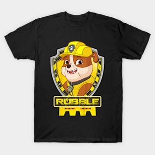 Kids Rubble Cute Cartoon T-Shirt